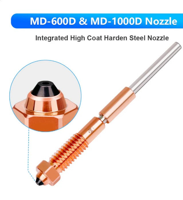 Mingda Hardened Steele Nozzle - MD600 & MD1000