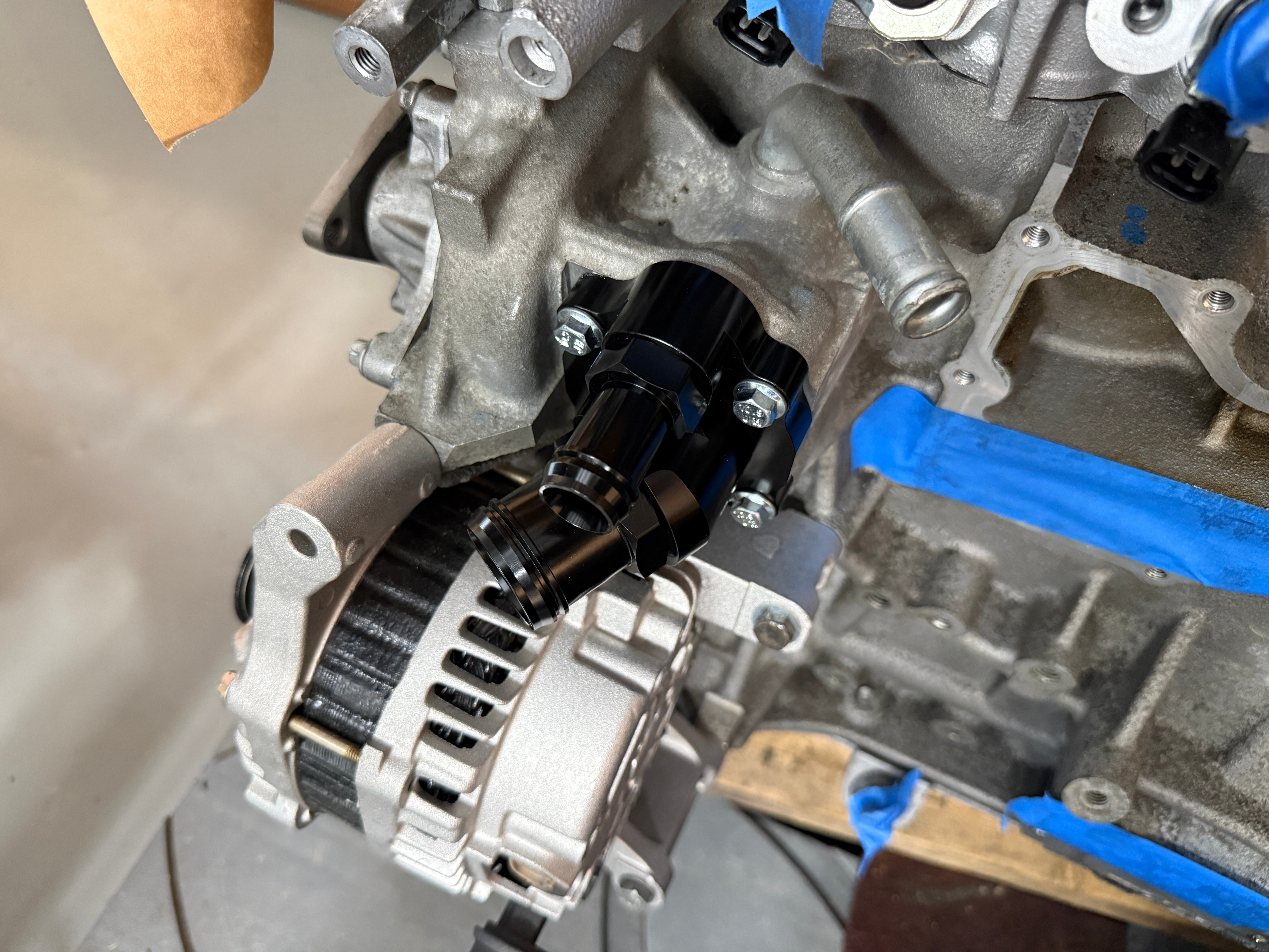 Mazdaspeed 3 & Mazdaspeed 6 - Billet Thermostat Housing – Contrive
