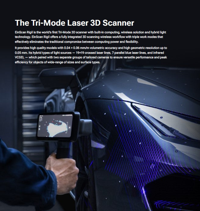 Einscan Rigil - Wireless 3D Scanner