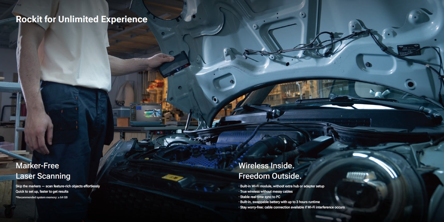 Einstar Rockit - Wireless 3D Scanner