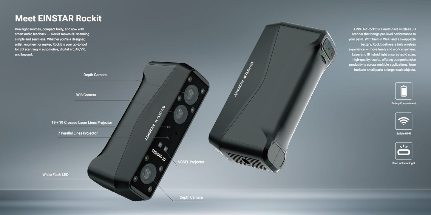 Einstar Rockit - Wireless 3D Scanner