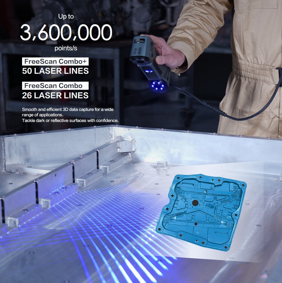 Freescan Combo+ - Metrology Grade 3D Scanner