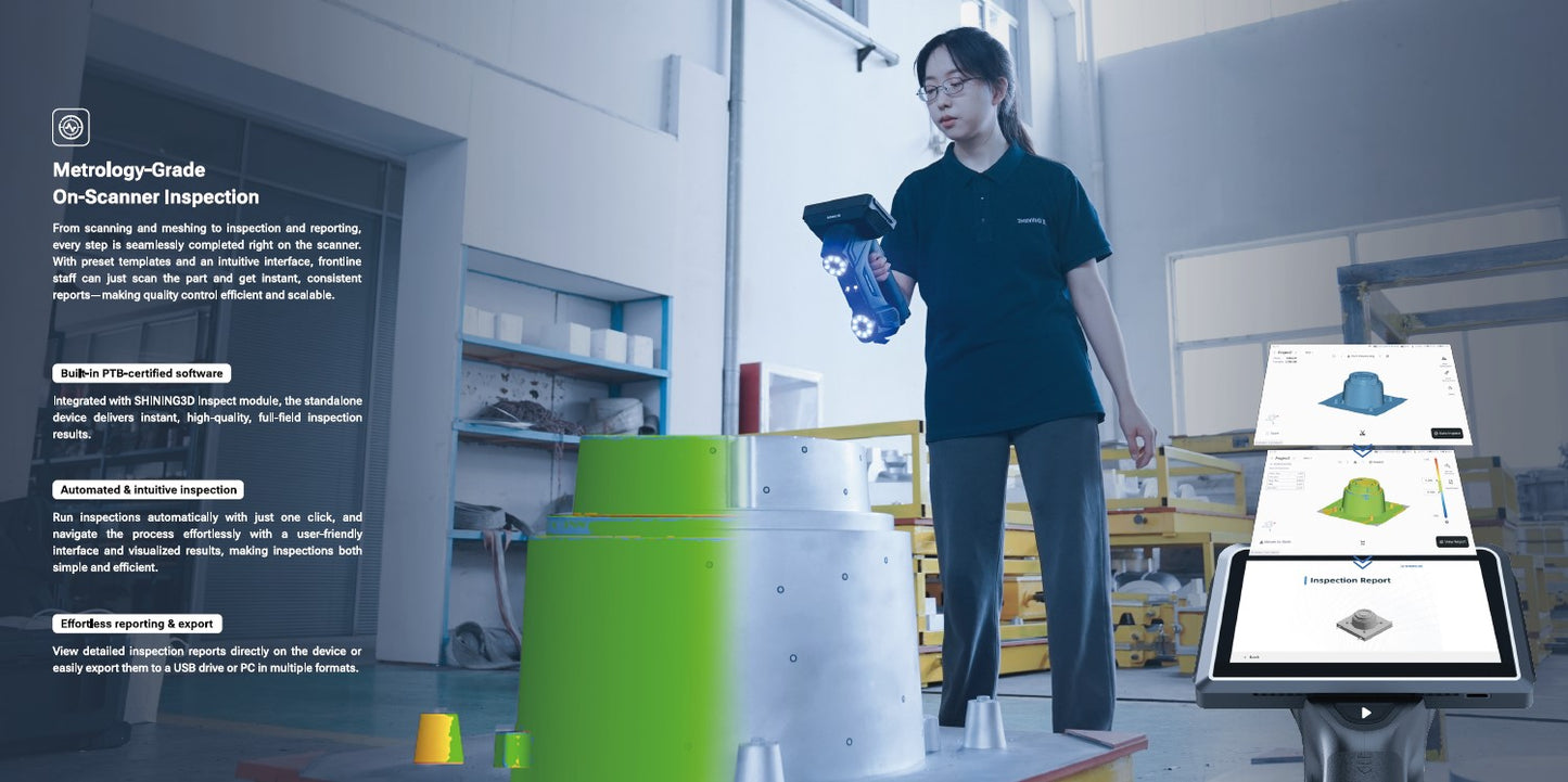 Freescan Omni - Wireless Metrology Grade 3D Scanner