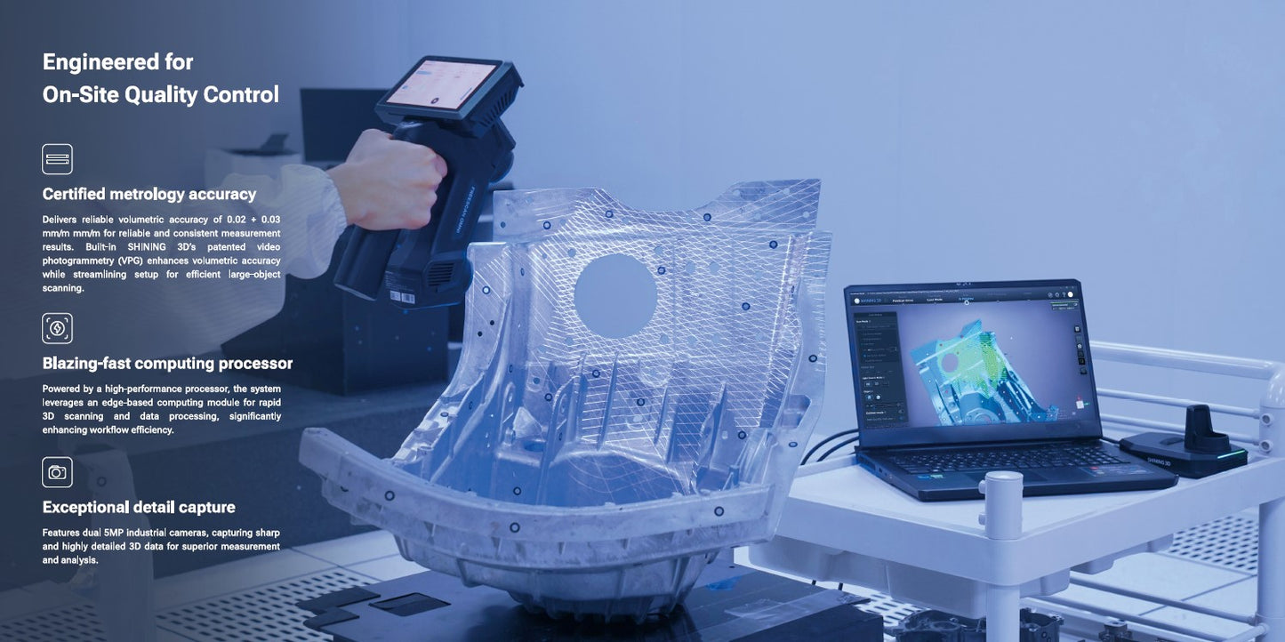 Freescan Omni - Wireless Metrology Grade 3D Scanner