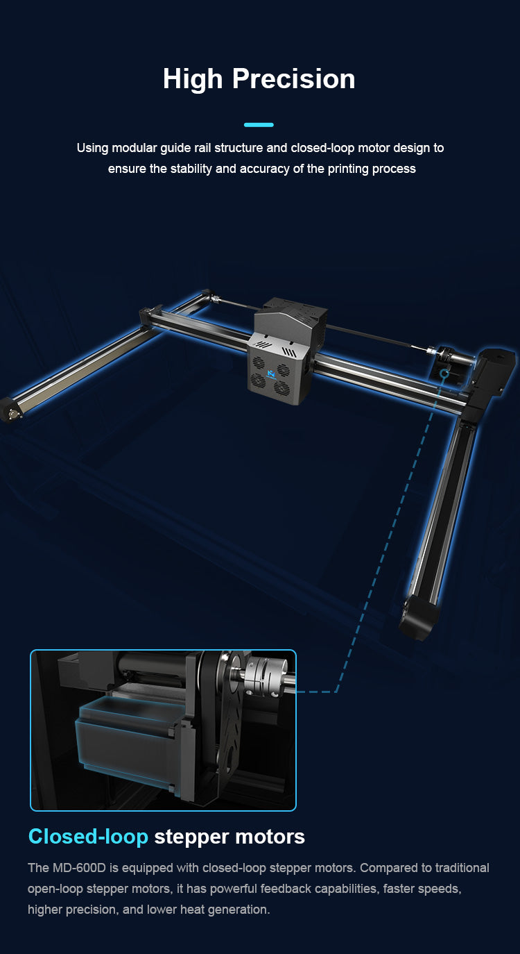 Mingda MD-600D Dual Extrusion Large Format 3D Printer