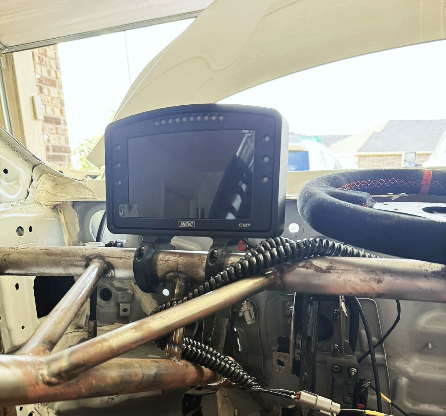 MoTeC C125 Dash Mount - Cage Mounted